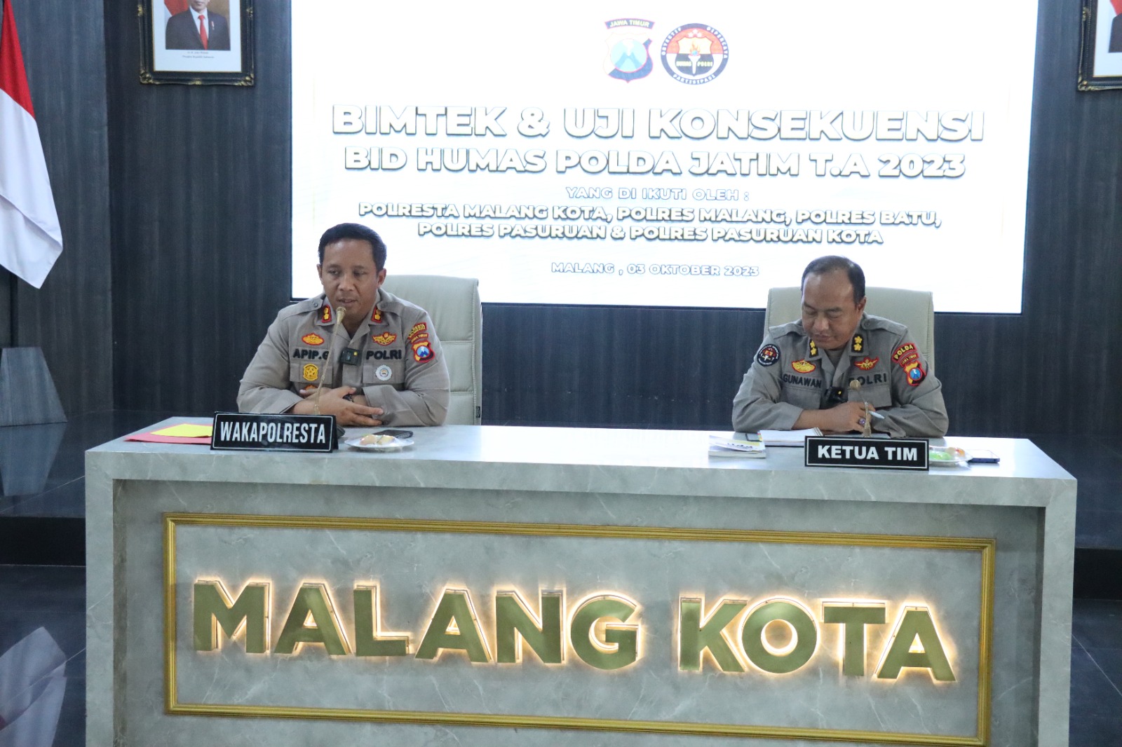 Tingkatkan Kompetensi Bidang PPID, Bidhumas Polda Jatim Gelar Bimtek dan Uji Konsekuensi