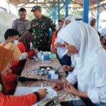 Sinergitas Polres Probolinggo Kota Bersama Kodim 0820 Salurkan Vitamin Tekan Stunting