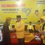 HUT Ke 59,Partai Golkar Kabupaten Jember Tasyakuran serta Ziarah ke Makam Tokoh dan Pejuang