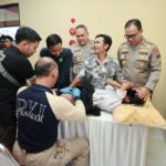 Rakorbin SSDM Polri, Biro SDM Polda Jatim Gelar Bakti Sosial dan Kesehatan Gratis