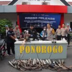 Hasil Operasi Balap Liar, Polres Ponorogo Amankan 238 Unit Kendaraan Bermotor