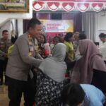 Dekat dan Bersahabat, Polresta Sidoarjo Gelar Minggu Kasih Dengan Baksos dan Bakkes