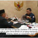 Tingkatkan Kemampuan Kerja, Pimred KPK Group Ikuti Ujian SKW BNSP RI