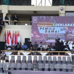 Deklarasi Pemilu Damai oleh PSHT se Madiun Raya Aman dan Tertib, Kapolres Madiun Kota Apresiasi Warga Perguruan Silat