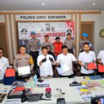 Polisi Berhasil Amankan Tersangka Pencurian Spesialis Pecah Kaca Mobil di Surabaya