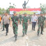 Cek Kesiapan Pengamanan Pemilu, Timwas Mabes TNI Apresiasi Sinergitas Kodim dan Polres Mojokerto