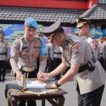 Waka Polres Dan Sejumlah Pejabat Utama Polres Jember Berganti, Kapolres AKBP Moh Nurhidayat, Pimpin Serah Terima Jabatan
