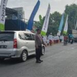 Kapolsek Blega Polres Bangkalan Siagakan Personil Pengamanan  Haul Akbar di Pondok Pesantren Raudlatul Falihin Desa Lombang