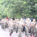 Kodim 0829/Bangkalan Bersama Persit Laksanakan Senam SKJ dan Lari Aerobic Tuk Jaga Kebugaran Tubuh