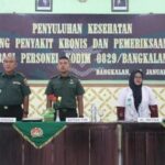Peduli Kesehatan Anggota, Kodim 0829/Bangkalan Gelar Penyuluhan Kesehatan Tentang Penyakit dan Pemeriksaan EKG