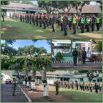 Dandim 0829/Bangkalan Pimpin Apel Kesiapan Pengamanan Pemilu Serentak 2024