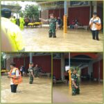 Dandim 0829/Bangkalan Pantau Langsung Wilayah Terdampak Banjir Di Kecamatan Arosbaya