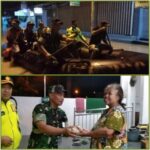Dandim 0829/Bangkalan, Beri Makan Sahur Kepada Pengungsi Banjir