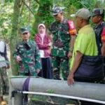 Optimalkan Sistem Irigasi Dan Tingkatkan Produktivitas Pertanian, Danramil Modung Survey Pompanisasi Lahan Tadah Air