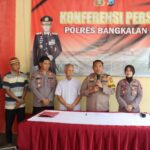 Polres Bangkalan Gelar Konferensi Pers Restorative Justice Maling Patung di Gereja Ima Culata Kamal