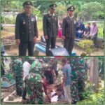 Kasdim 0829/Bangkalan Pimpin Upacara Pemakaman Purnawirawan TNI Secara Militer