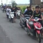 Harkamtibmas di Bulan Ramadhan Polisi Amankan Puluhan Motor Balap Liar di Jombang