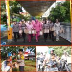 Berbagi Kebaikan di Bulan Ramadhan, Polres Bangkalan dan Bhayangkari Bagikan Takjil Kepada Pengguna Jalan