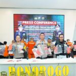 Polres Ponorogo Berhasil Amankan Komplotan Pencurian dengan Pemberatan8 Tersangka Diamankan