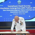 Cegah KKN, Seluruh Perangkat Daerah Pemkab Bangkalan Teken Pakta Integritas