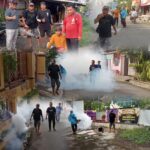 Cegah Demam Berdarah, Ketua RT.03 RW.07 Kelurahan Kraton Kota Bangkalan Lakukan Fogging Swadaya di Lingkungan Warga