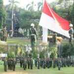 Mayor Inf Musyahwar Hayat Pimpin Upacara Peringatan Hari Lahir Pancasila Di Makodim 0829/Bangkalan