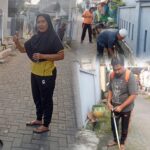 Menciptakan Lingkungan Sehat, Warga RT.02 RW.03 Kelurahan Kemayoran Bangkalan Adakan Kerja Bakti