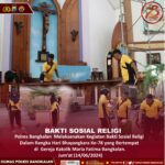 Sambut Hari Bhayangkara ke-78, Polisi Bangkalan Gelar Bakti Sosial Religi