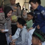 Sambut Hari Bhayangkara ke – 78, Polwan Polres Mojokerto Gelar Bakti Kesehatan