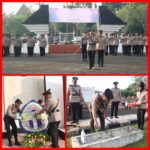 Jelang Hari Bhayangkara ke-78, Polres Bangkalan Berziarah ke Makam Pahlawan, Mengenang Jasa Para Pahlawan