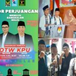 Pendaftaran Calon Bupati dan Wakil Bupati Bangkalan: Mathur Husairi dan Jayus Salam Diiringi Kirab Obor dan Sholawat