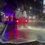 Tim Gabungan Tindak Tegas Truk Pengangkut Garam Tidak Sesuai SOP di Jalan Raya Blega-Galis