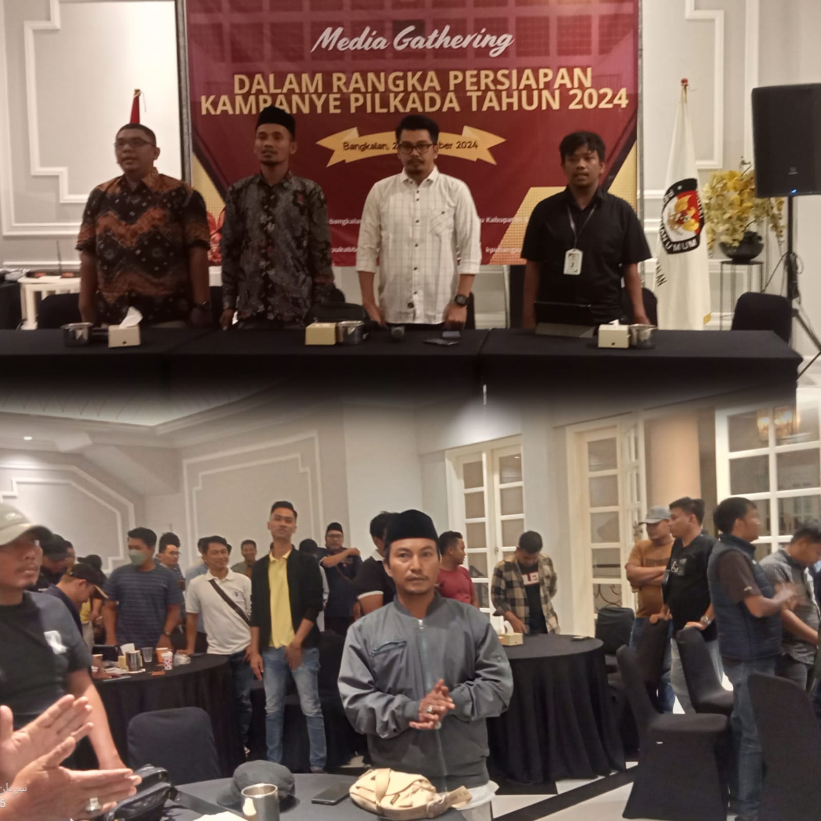 KPU Bangkalan Gelar Media Gathering dalam Rangka Persiapan Kampanye Pilkada Tahun 2024