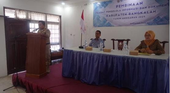 Diskominfo Bangkalan Gelar Acara Pembinaan Pejabat Pengelola Informasi dan Dokumentasi