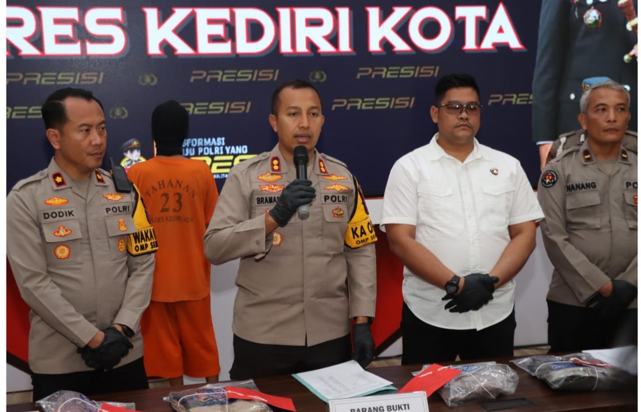 Polres Kediri Kota Berhasil Amankan Tersangka Penganiayaan di Balowerti