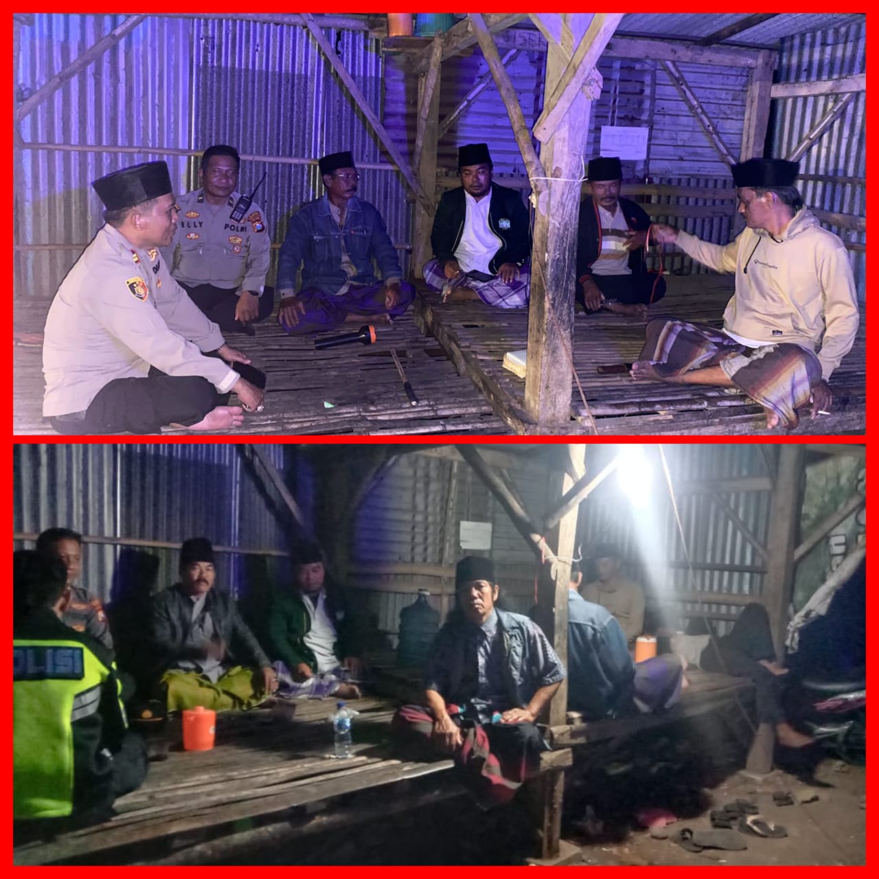 Patroli Malam, Polres Bangkalan Antisipasi Aksi Teror Pelemparan Batu