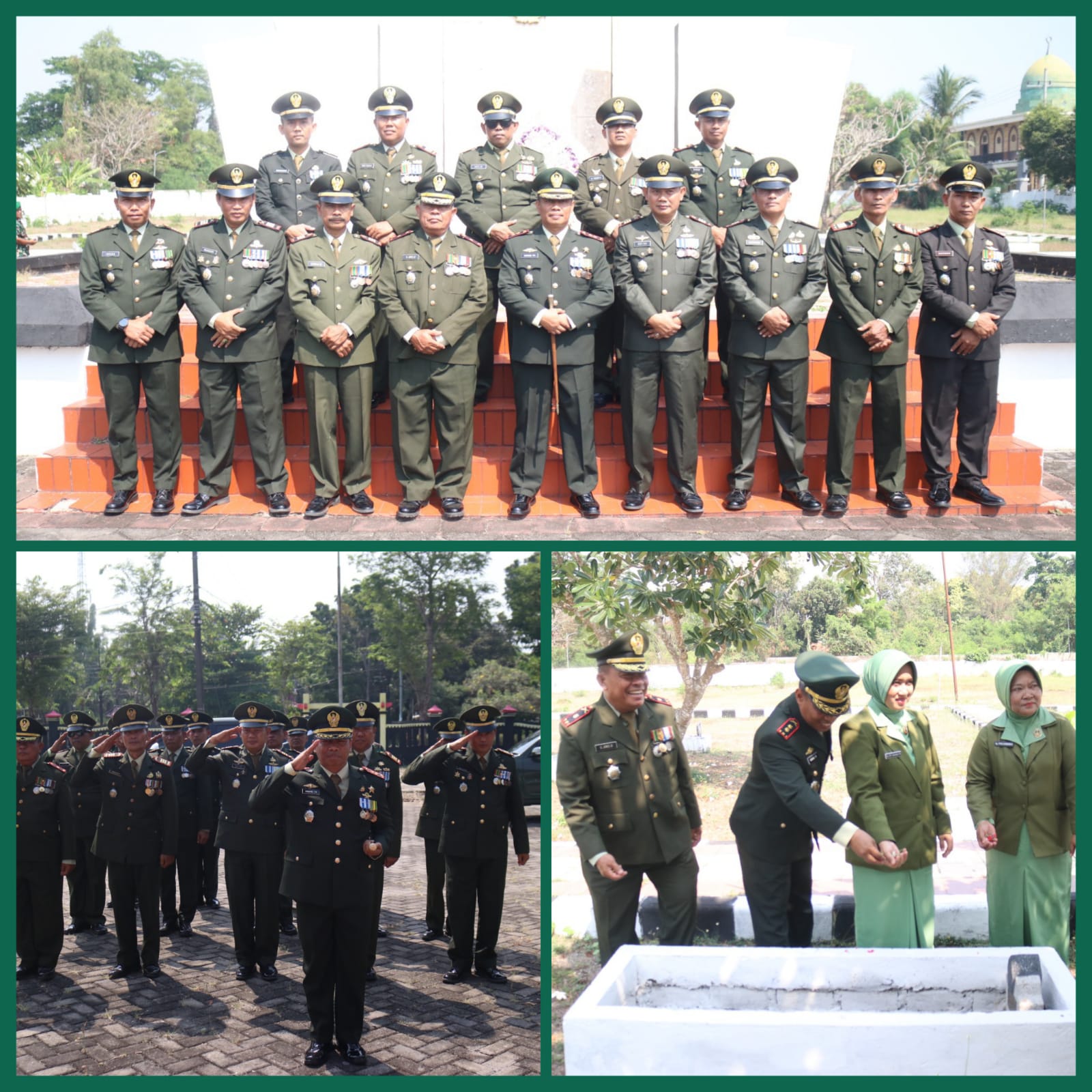 Peringati HUT Ke-79 TNI, Dandim 0829/Bangkalan Laksanakan Ziarah Nasional