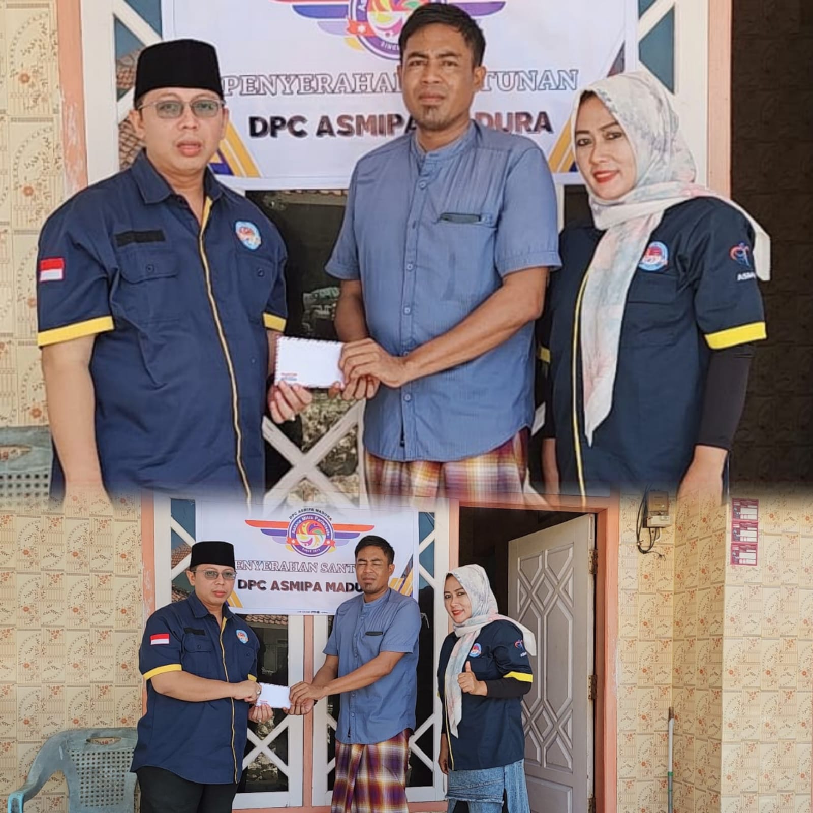 Vendor ASMIPA Gili Labak Sumenep Terima Santunan Dari Ketua DPC ASMIPA Madura