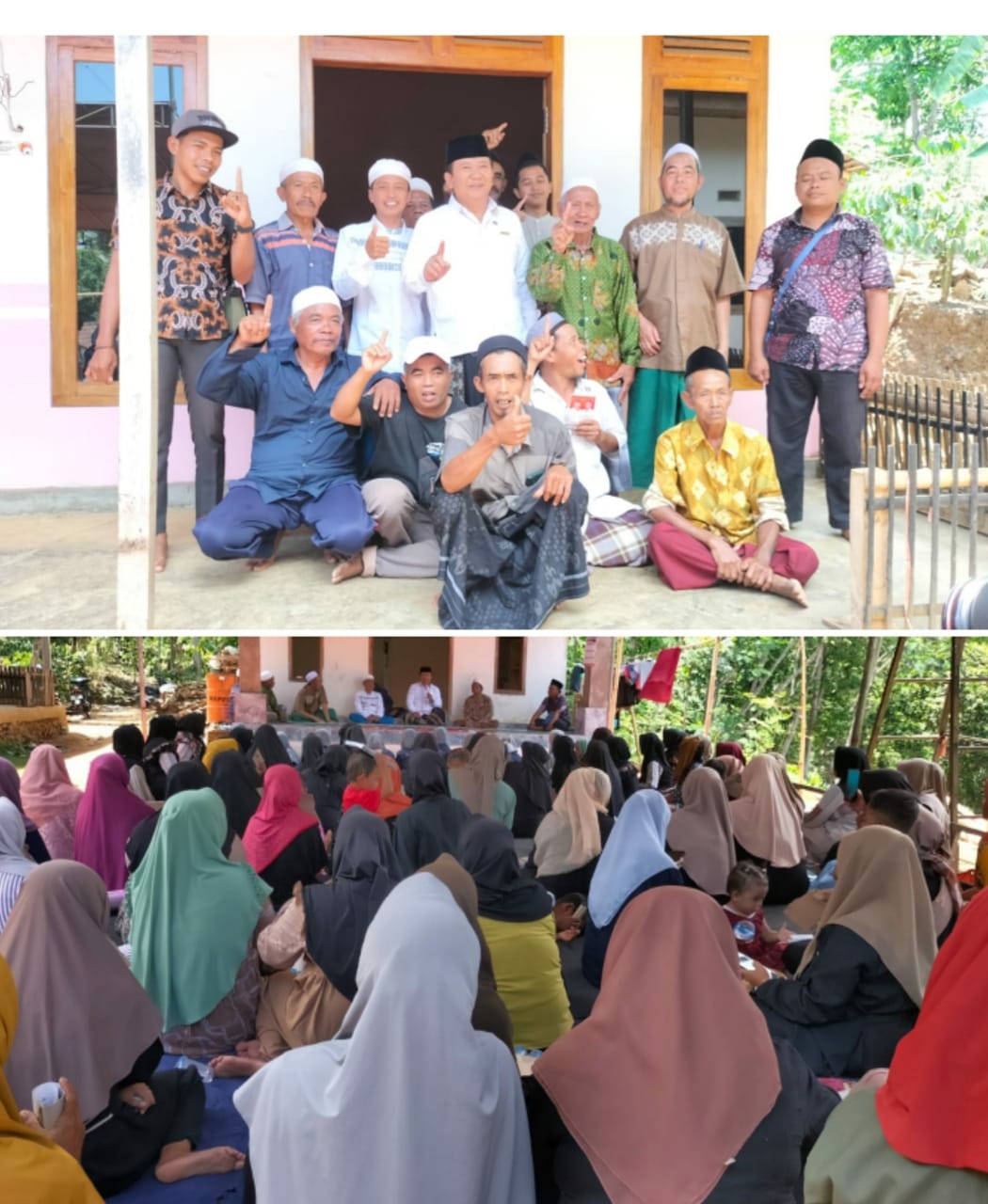 Pemimpin Bijaksana, Warga dan Guru Ngaji Baban Barat Tetap Dukung H.Hendy