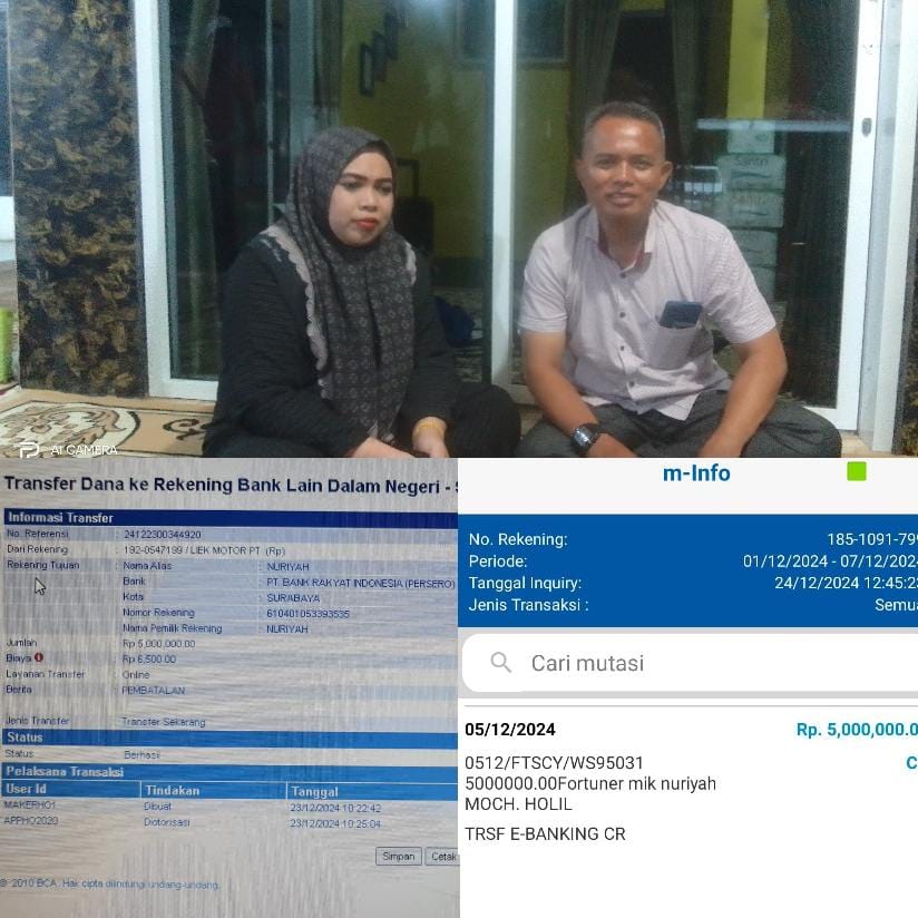 Redakan Situasi PT Toyota Liek Motor, Seteru Antara Sales Toyota dan Calon Custamer Berakhir Secara Damai