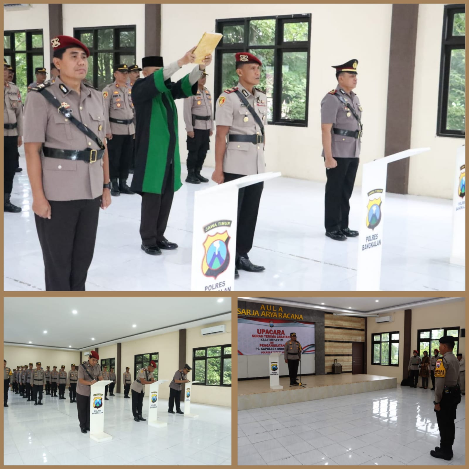 Sertijab Kasatreskrim Polres Bangkalan, AKBP Febri: Setiap Orang Ada Masanya, Setiap Masa Ada Orangnya