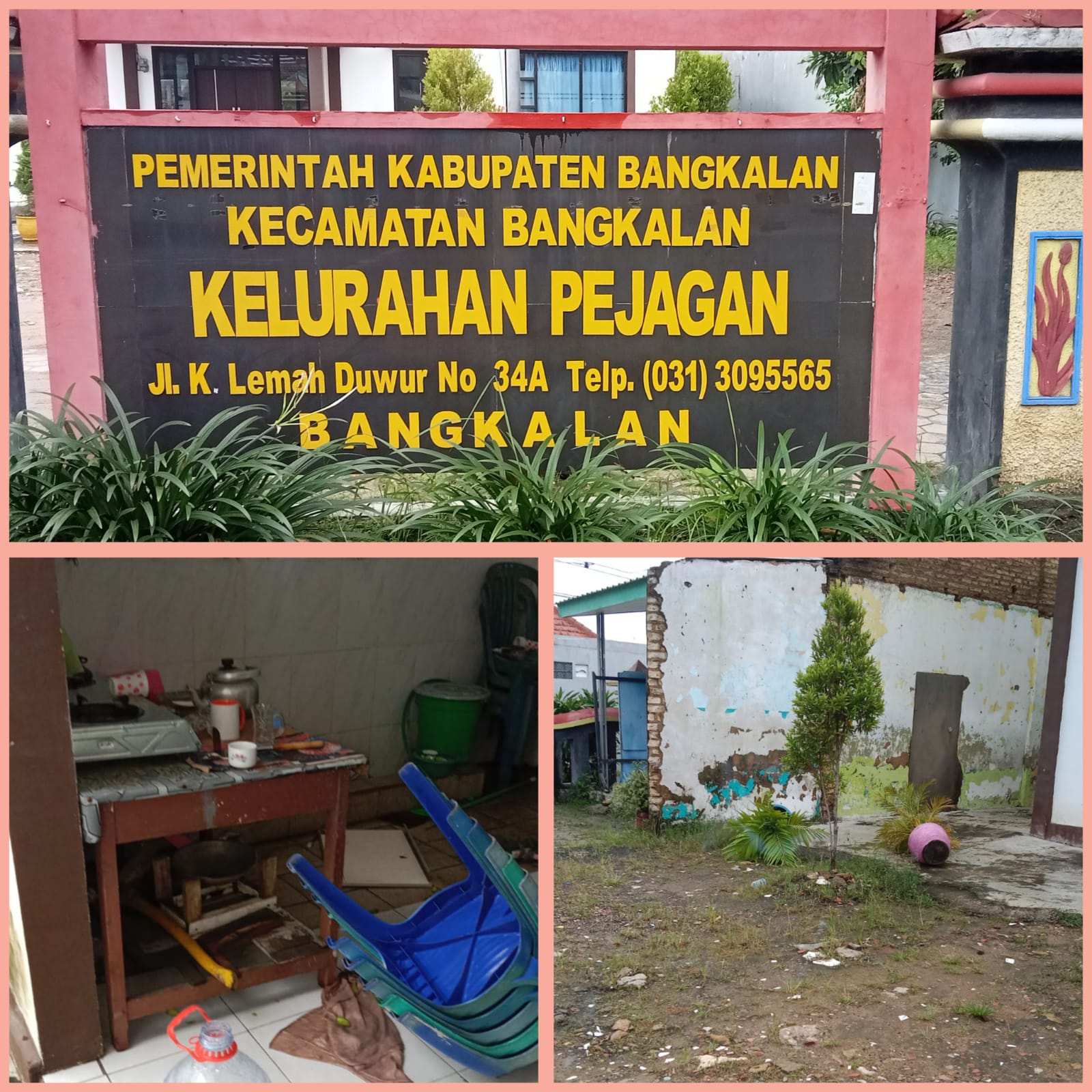 Parah Kantor Kelurahan Pejagan Dirusak dan Di Acak-acak Orang Tidak Dikenal