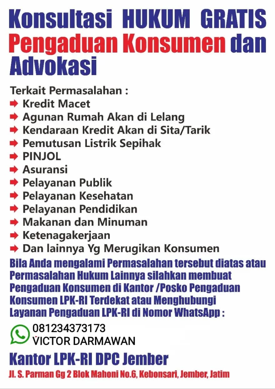 DPC LPK- RI Menerima Beberapa Aduan Masyarakat Terkait Rumah yang Akan Dilelang Sepihak oleh Bank