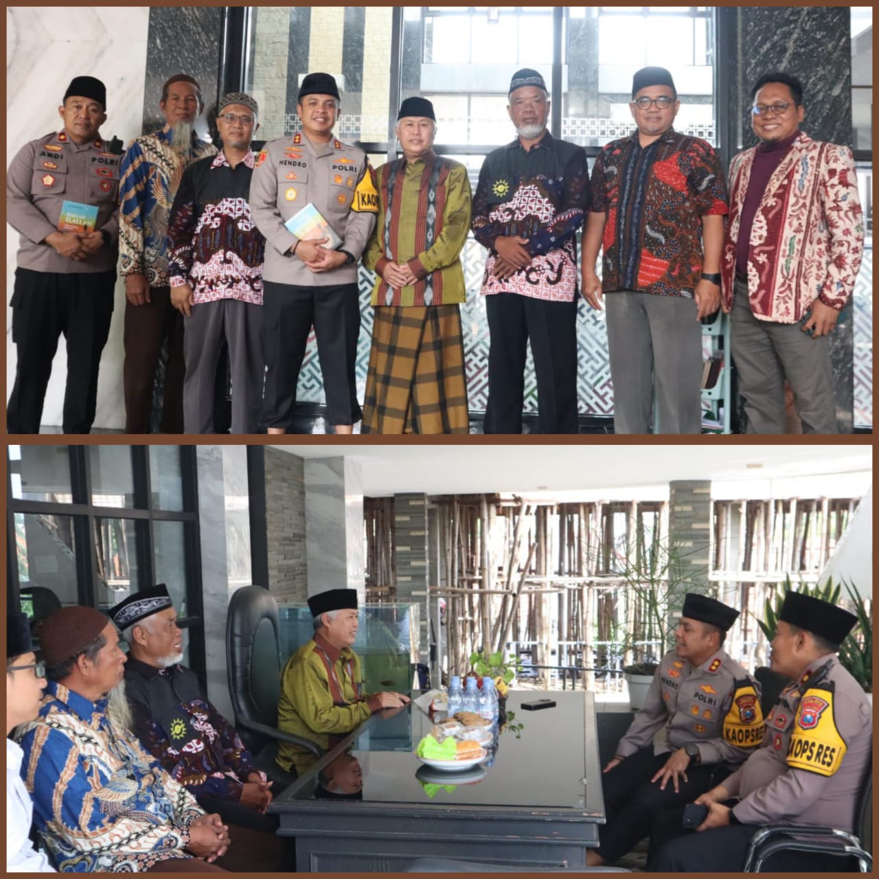 Perkuat Sinergitas, Kapolres Bangkalan Sowan ke Tokoh Muhammadiyah Bangkalan