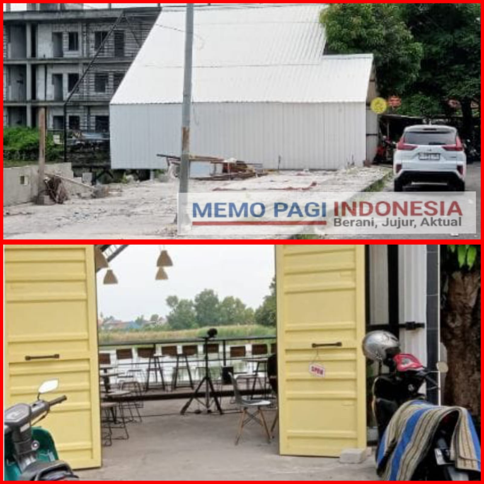 Penertipan Warung di Area Stadion Glora Bangkalan Diduga Kabal Hukum