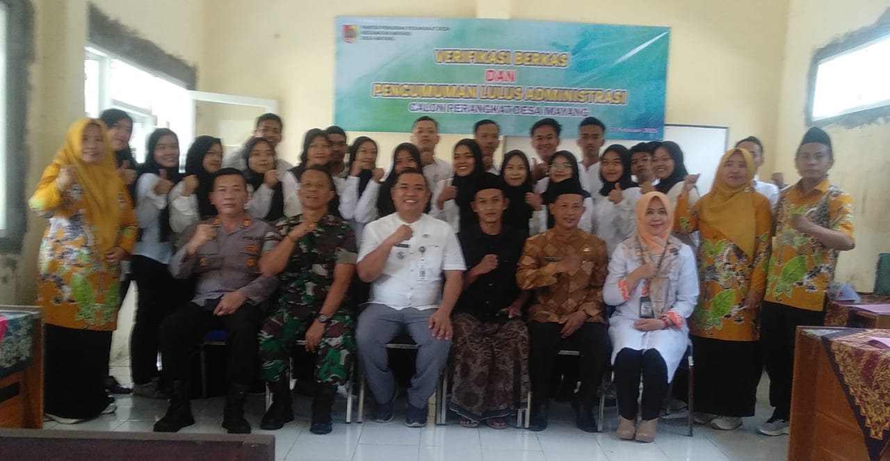 Tahap Verifikasi Pengisian Perangkat Desa Mayang Berjalan Kondusif, Kades Menekankan Kunci Utama Transparansi