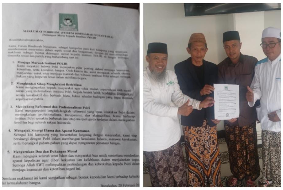 Dukung Institusi Polri, Forbhinu Keluarkan Maklumat Berisi 5 Poin Penting