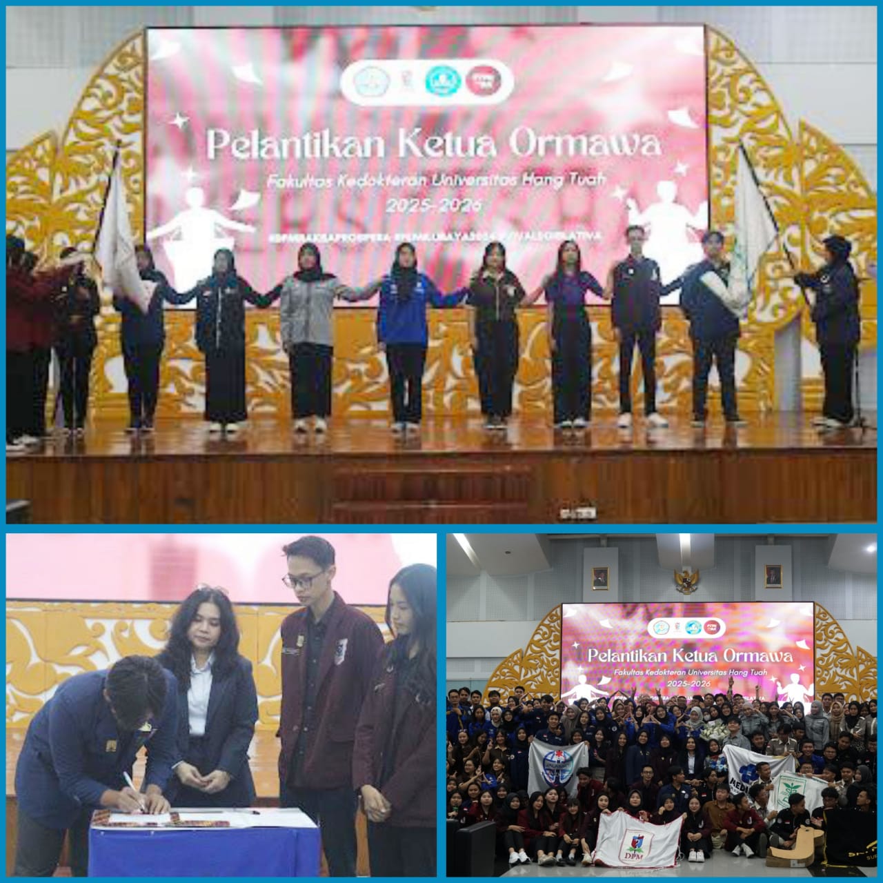 Pelantikan Kepengurusan Baru ORMAWA FK UHT 2025/2026: “Mewujudkan Visi, Inovasi, dan Perubahan Positif untuk Mahasiswa”