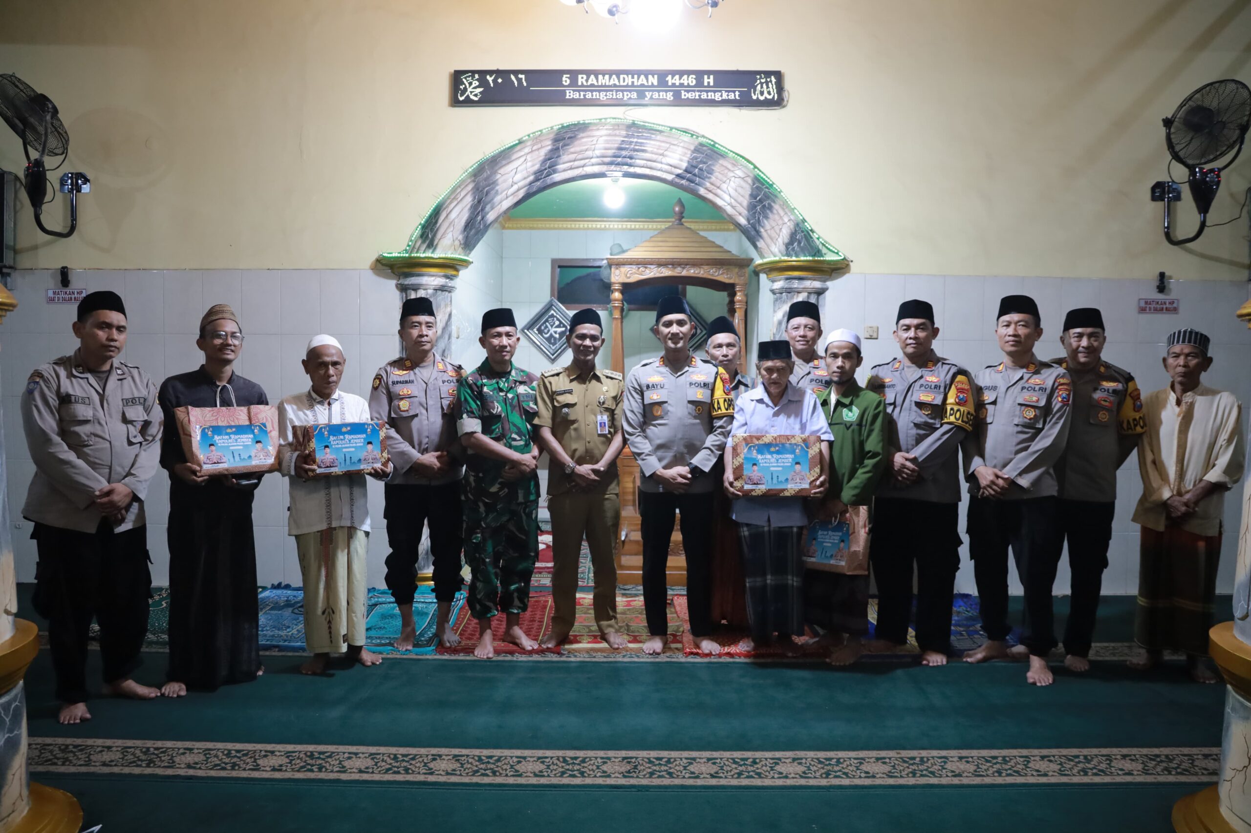 Kapolres Jember Gelar Safari Ramadan, Pererat Silaturahmi dan Jaga Kamtibmas