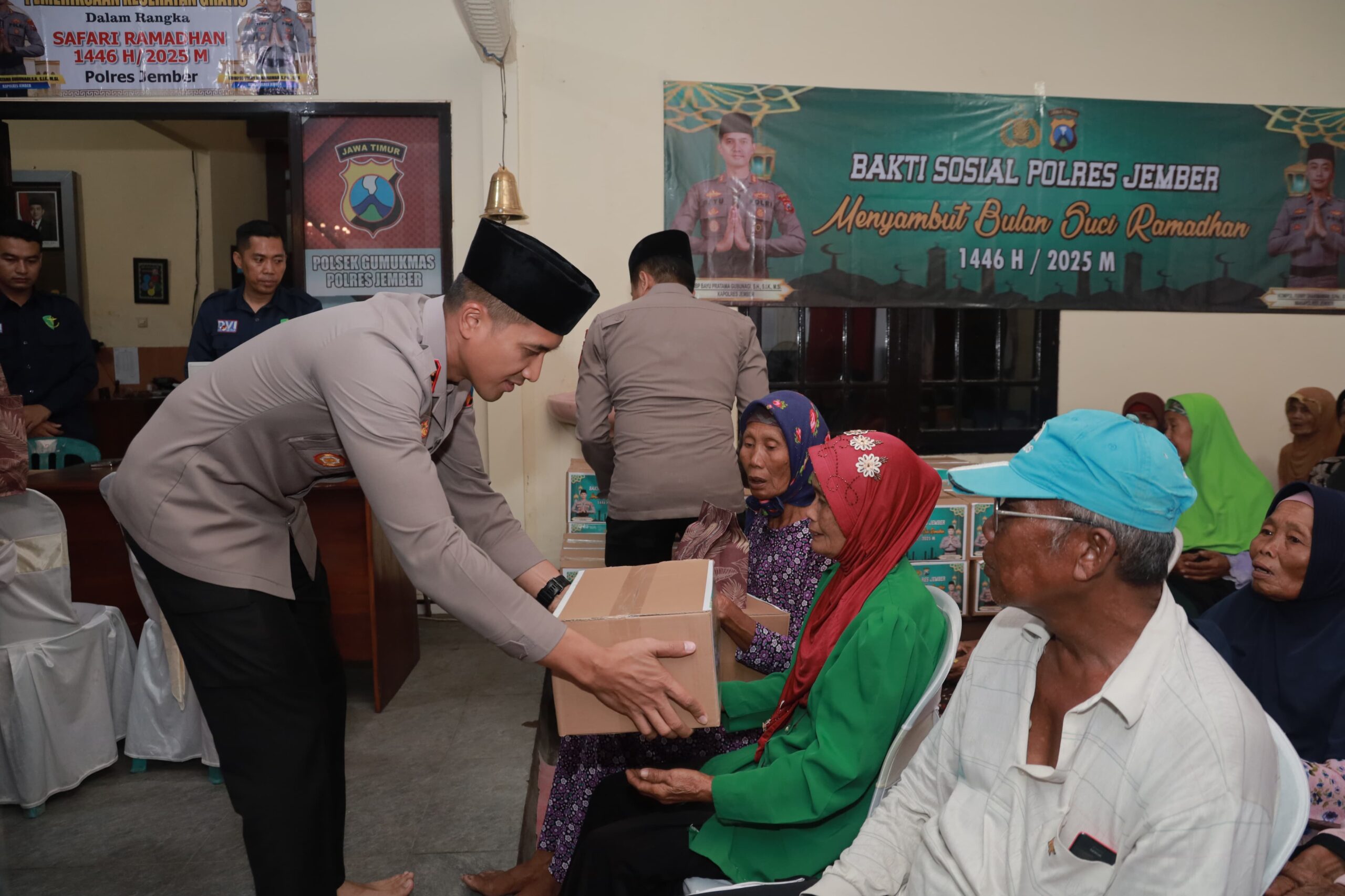 Safari Ramadhan Polres Jember di Rayon V: Perkuat Silaturahmi dan Kepedulian Sosial